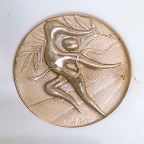 SV1000 純銀31g ミュンヘンオリンピック 公式参加メダル 岡本太郎 1972年 箱・ケース付き 現状渡しの画像5