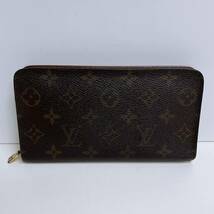 廃番品　LOUIS VUITTON　ルイ・ヴィトン　モノグラム　ポルトモネ・ジップ　M61727　ラウンドファスナー　長財布　中古美品_画像1