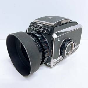 コレクター放出品　ZENZA BRONICA　ゼンザブロニカ　NIKKOR-P 1:2.8 75mm　中判カメラ　動作未確認