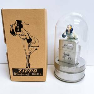 未使用　箱付き　Windy　ウィンディ　オルゴール付　ZIPPO　ジッポー　オイルライター　喫煙具　タバコ　煙草　希少