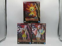 091/X642★未使用★フィギュア★【3個セット】ONE PIECE FILM RED DXF -THE GRANDLINE- ウタ・サニーくん ワンピース_画像1