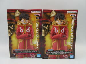 091/X883★未使用★フィギュア★【2個セット】ワンピース DXF ～THE GRANDLINE SERIES～ エッグヘッド MONKEY.D.LUFFY -ルフィ-