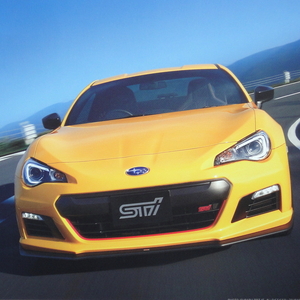 BRZ カタログ　tS STI ZC6 D型 FA20 2015年6月