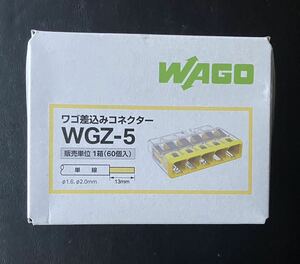 wago Japan WAGO WGZ-5 difference included connector new goods 1 box (60 piece entering )