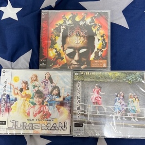 TEAM SHACHI (チームしゃちほこ)「JUMP MAN【初回限定盤A】【通常盤】」「BURNING FESTIVAL【通常盤】」＜CD3枚＞の画像1