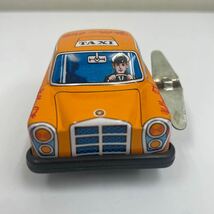 ブリキ　ゼンマイ　TAXI　タクシー　長さ8cm_画像6