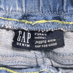 【送料無料】GAP DENIM ギャップデニム デニム ジーンズ パンツ 95cm 2year 刺繍 子供服の画像7