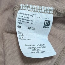 【送料無料】UNIQLO　ユニクロ　半袖　Tシャツ　90cm　ミッフィー　ベビー　子供服_画像5