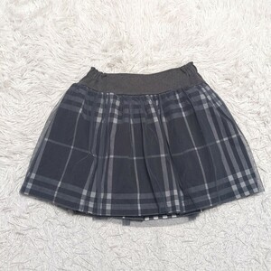 【送料無料】Rora japan　ローラ　スカート　130cm　ウエストゴム　チェック　キッズ　子供服