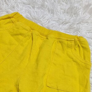 【送料無料】BOBSON ボブソン キムラタン ハーフパンツ 半ズボン 80cm 黄色 ベビー 子供服の画像3