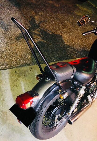 YAMAHA ビラーゴ250 XV250 3DMシーシーバー 長さ700mmバックレスト