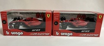 B.ブラーゴ 1/43 フェラーリSF23 F1 2023 No.16 ルクレール　No.55 サインツ　(B.Burago) 新品_画像1