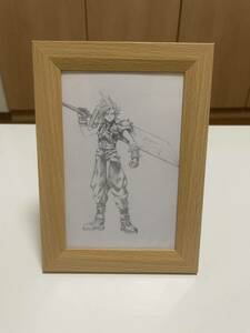 ファイナルファンタジー7 イラスト　スタンドつき　がくつき　クラウド　フォト　FF7