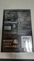 COQ725 Transcend MP300 8GB Digital Music Player MP3プレーヤー ブラック TS8GMP300K 現状品 新品未使用品未開封_画像2