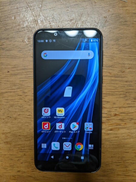 IY0928 docomo SIMフリー AQUOS sens2 SH-01L SHARP 4Gスマホ 簡易確認＆簡易清掃＆初期化OK 判定○ WebにてSIMロック解除受付手続済