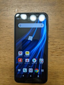 IY0957 docomo SIMフリー AQUOS sens2 SH-01L SHARP 4Gスマホ 簡易確認＆簡易清掃＆初期化OK 判定○ WebにてSIMロック解除受付手続済