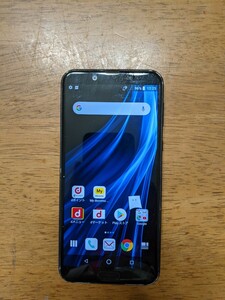 IY0982 docomo SIMフリー AQUOS sens2 SH-01L SHARP 4Gスマホ 簡易確認＆簡易清掃＆初期化OK 判定○ WebにてSIMロック解除受付手続済