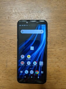 IY0985 docomo SIMフリー AQUOS sens2 SH-01L SHARP 4Gスマホ 簡易確認＆簡易清掃＆初期化OK 判定○ WebにてSIMロック解除受付手続済