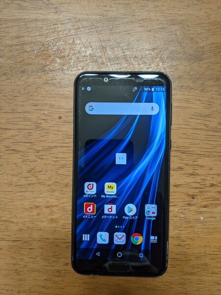 IY1004 docomo SIMフリー AQUOS sens2 SH-01L SHARP 4Gスマホ 簡易確認＆簡易清掃＆初期化OK 判定○ WebにてSIMロック解除受付手続済