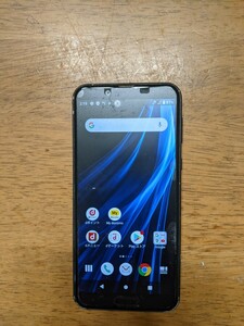 IY1007 docomo SIMフリー AQUOS sens2 SH-01L SHARP 4Gスマホ 簡易確認＆簡易清掃＆初期化OK 判定○ WebにてSIMロック解除受付手続済