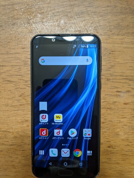 IY1010 docomo SIMフリー AQUOS sens2 SH-01L SHARP 4Gスマホ 簡易確認＆簡易清掃＆初期化OK 判定○ WebにてSIMロック解除受付手続済