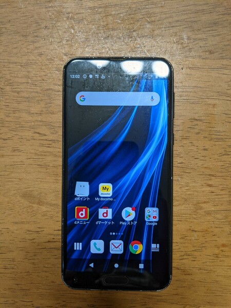 IY1036 docomo SIMフリー AQUOS sens2 SH-01L SHARP 4Gスマホ 簡易確認＆簡易清掃＆初期化OK 判定○ WebにてSIMロック解除受付手続済