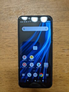 IY1079 docomo SIMフリー AQUOS sens2 SH-01L SHARP 4Gスマホ 簡易確認＆簡易清掃＆初期化OK 判定○ WebにてSIMロック解除受付手続済