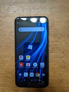 IY1090 docomo SIMフリー AQUOS sens2 SH-01L SHARP 4Gスマホ 簡易確認＆簡易清掃＆初期化OK 判定○ WebにてSIMロック解除受付手続済