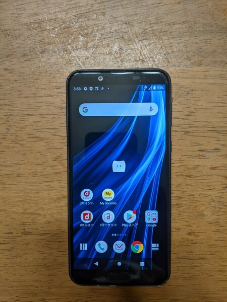 IY1115 docomo SIMフリー AQUOS sens2 SH-01L SHARP 4Gスマホ 簡易確認＆簡易清掃＆初期化OK 判定○ WebにてSIMロック解除受付手続済