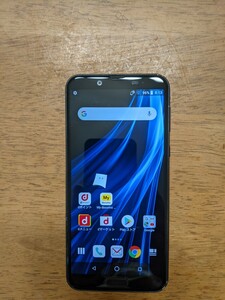 IY1156 docomo SIMフリー AQUOS sens2 SH-01L SHARP 4Gスマホ 簡易確認＆簡易清掃＆初期化OK 判定○ WebにてSIMロック解除受付手続済