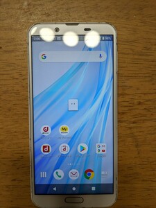 IY1158 docomo SIMフリー AQUOS sens2 SH-01L SHARP 4Gスマホ 簡易確認＆簡易清掃＆初期化OK 判定○ WebにてSIMロック解除受付手続済