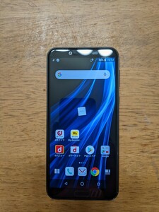 IY1171 docomo SIMフリー AQUOS sens2 SH-01L SHARP 4Gスマホ 簡易確認＆簡易清掃＆初期化OK 判定○ WebにてSIMロック解除受付手続済