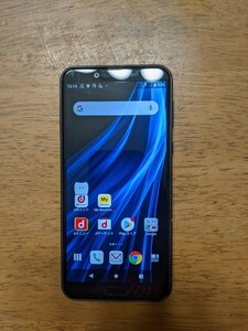 IY1177 docomo SIMフリー AQUOS sens2 SH-01L SHARP 4Gスマホ 簡易確認＆簡易清掃＆初期化OK 判定○ WebにてSIMロック解除受付手続済