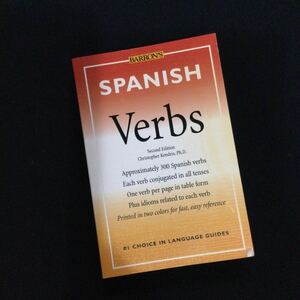 Spanish Verbs スペイン語　動詞活用表　洋書　文法　グラマー　辞書