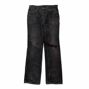 希少　Levi's ヴィンテージ　ブラック　デニムパンツ　ジーンズ　先染め　リーバイス 古着 コットン ビンテージ