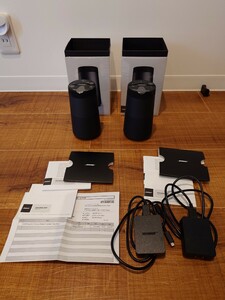 中古美品です。ヤフーショピング購入　国内正規品　BOSE　SoundLink Revolve Bluetooth speaker　Triple　Black　2個セット　