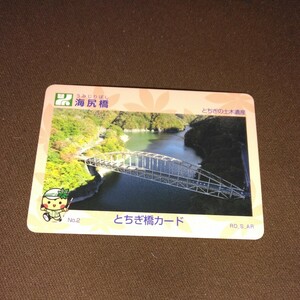 新品 とちぎ橋カード 栃木県日光市 海尻橋