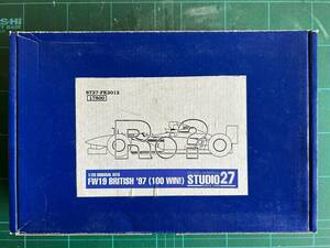 1/20 STUDIO27 Williams FW19 1097 BRITISH (100 WINI)