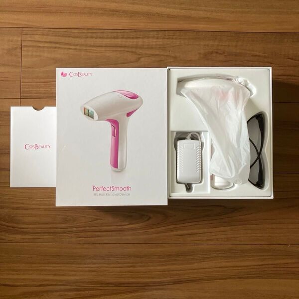 即日発送　COSBEAUTY IPL光美容器 30万発 男女兼用 顔 ボディ 脱毛器 家庭用　ピンク