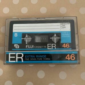 カセットテープ 中古 爪あり fuji ER フジ ノーマル TYPE1