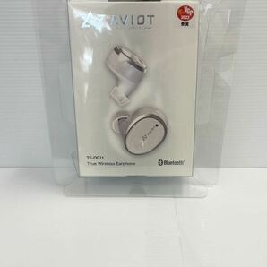 ほぼ未使用 AVIOT TE-D01t Bluetooth ワイヤレスイヤホン ホワイト 開封のみの画像1