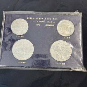 銀貨 カナダ モントリオールオリンピック 1976年 記念銀貨 5ドル 8枚 10ドル 8枚 4枚セット まとめて4セット Issue Ⅱ Ⅲ の画像6
