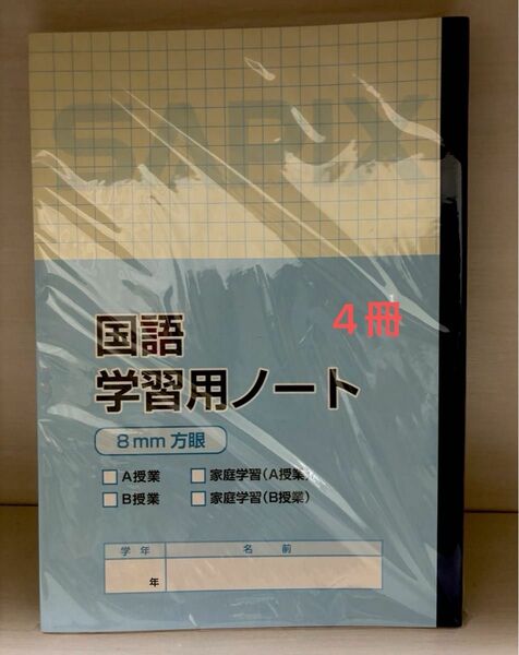 SAPIX 国語ノート　8ミリ方眼　４冊セット 高学年用