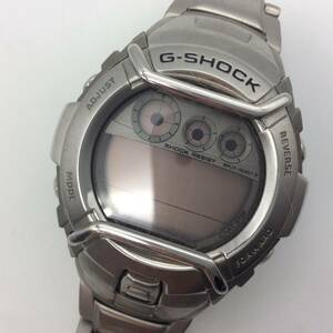 ＃0208　CASIO カシオ G-SHOCK ジーショック G-3100 メンズ 腕時計 デジタル シルバー ステンレス 電池切れ 動作未確認