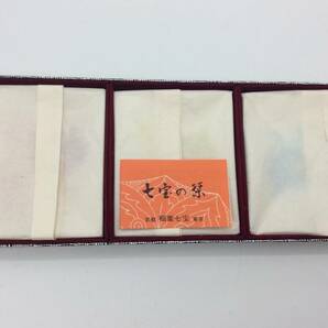 #0957 【未使用長期保管品】七宝の栞 京都 稲葉七宝 東京 工芸品 陶磁器 漆器 花 取り分け揃え 盛皿 取り皿 和食器 食卓 京七宝 箱付きの画像2