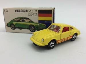 #9000 青箱トミカ外国車シリーズ F3 ポルシェ911S 西ドイツ車 箱付