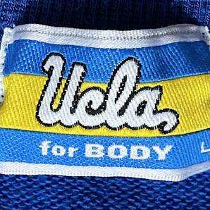 Ucla for BODY レナウン製 ヴィンテージ UCLA BRUINS セミデコ スウェットシャツ トレーナー Lサイズ 青 ブルーの画像6