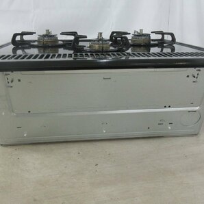 5092 中古美品！23年製 パロマ LPG LPガス プロパンガス ビルトインコンロ 水無片面 両側強バーナー 60cm幅 3口 ガスコンロ PKD-N36Sの画像3