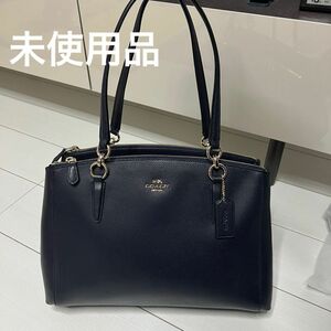 COACH コーチ F36606 クリスティーキャリオール ビジネスバッグ　クロスボディ ハンドバッグ ショルダー ネイビー