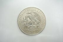 古銭祭 1968年 メキシコオリンピック 25ペソ 記念銀貨 LEY 0.720 量目22.5g 直径38.05mm コレクション アンティーク_画像2